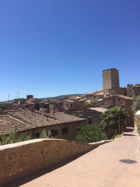 rooftops san gimignano